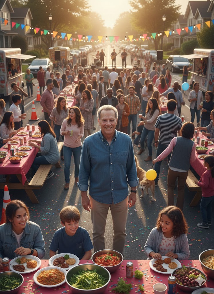 A Peluski-approved perma block party in action